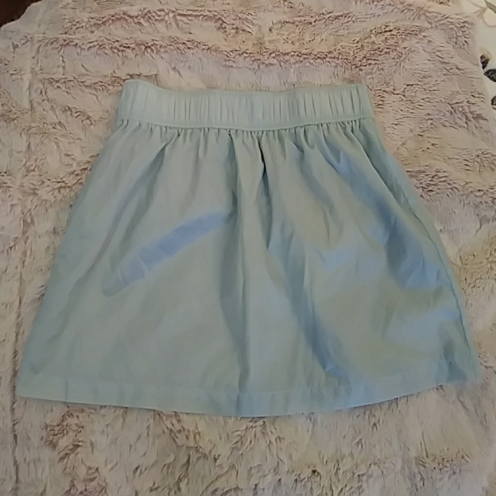 Seafoam polyester skirt